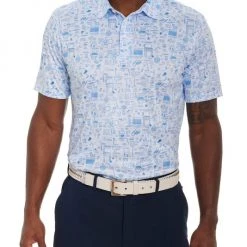 Robert Graham BBQ Boss Polo Shirt For Men Navy -Outlet Robert Graham Store unnamed file 969