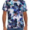 Robert Graham Tiki Floral-Print T-Shirt For Men