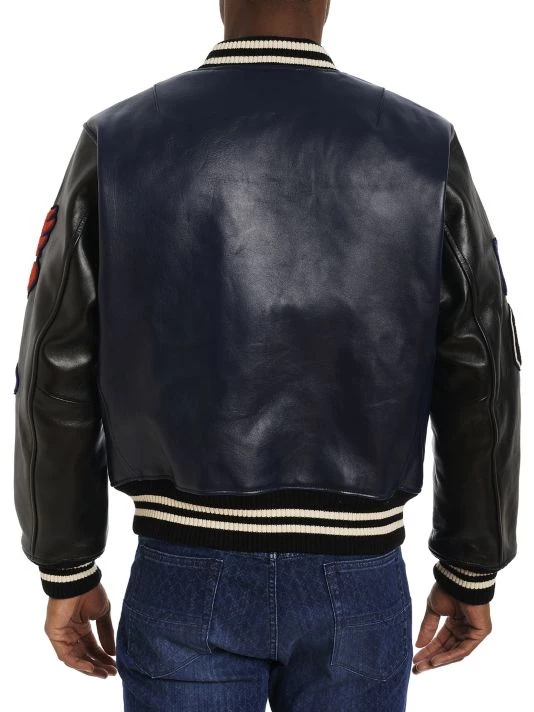Robert Graham The Letterman Leather Varsity Jacket For Men 5 Robert Graham The Letterman Leather Varsity Jacket For Men - Image 3