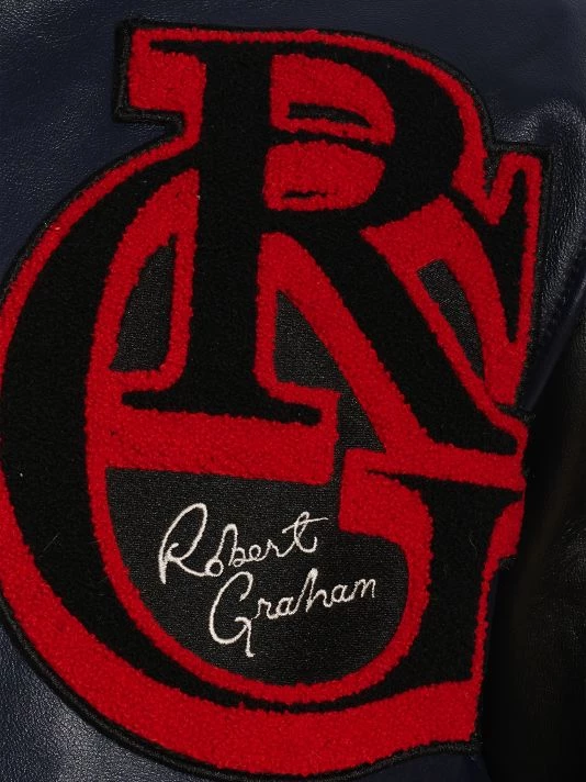 Robert Graham The Letterman Leather Varsity Jacket For Men 7 Robert Graham The Letterman Leather Varsity Jacket For Men - Image 5